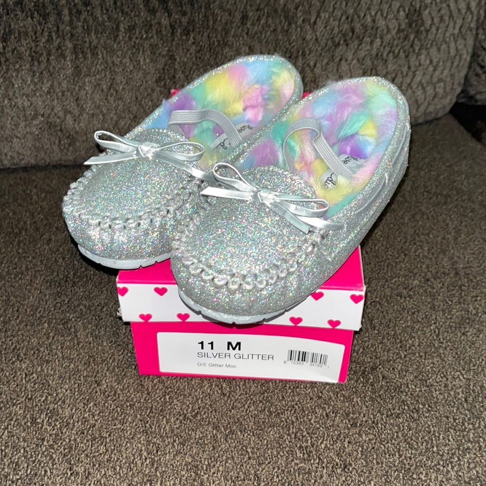 Lil Glitter Moccasin